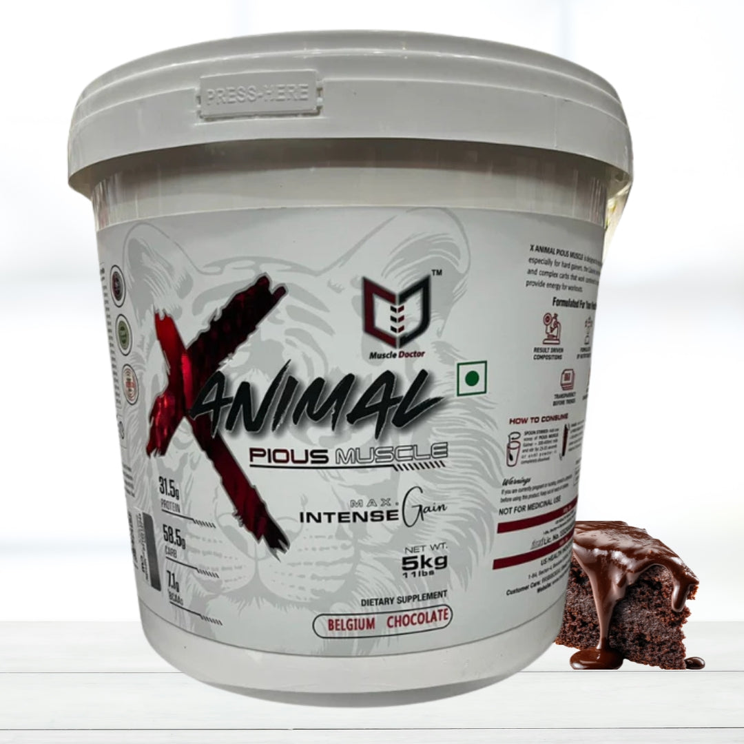 Muscle Doctor Pious Muscle Gainer 5kg Chocolate - The Muscle Kart.com