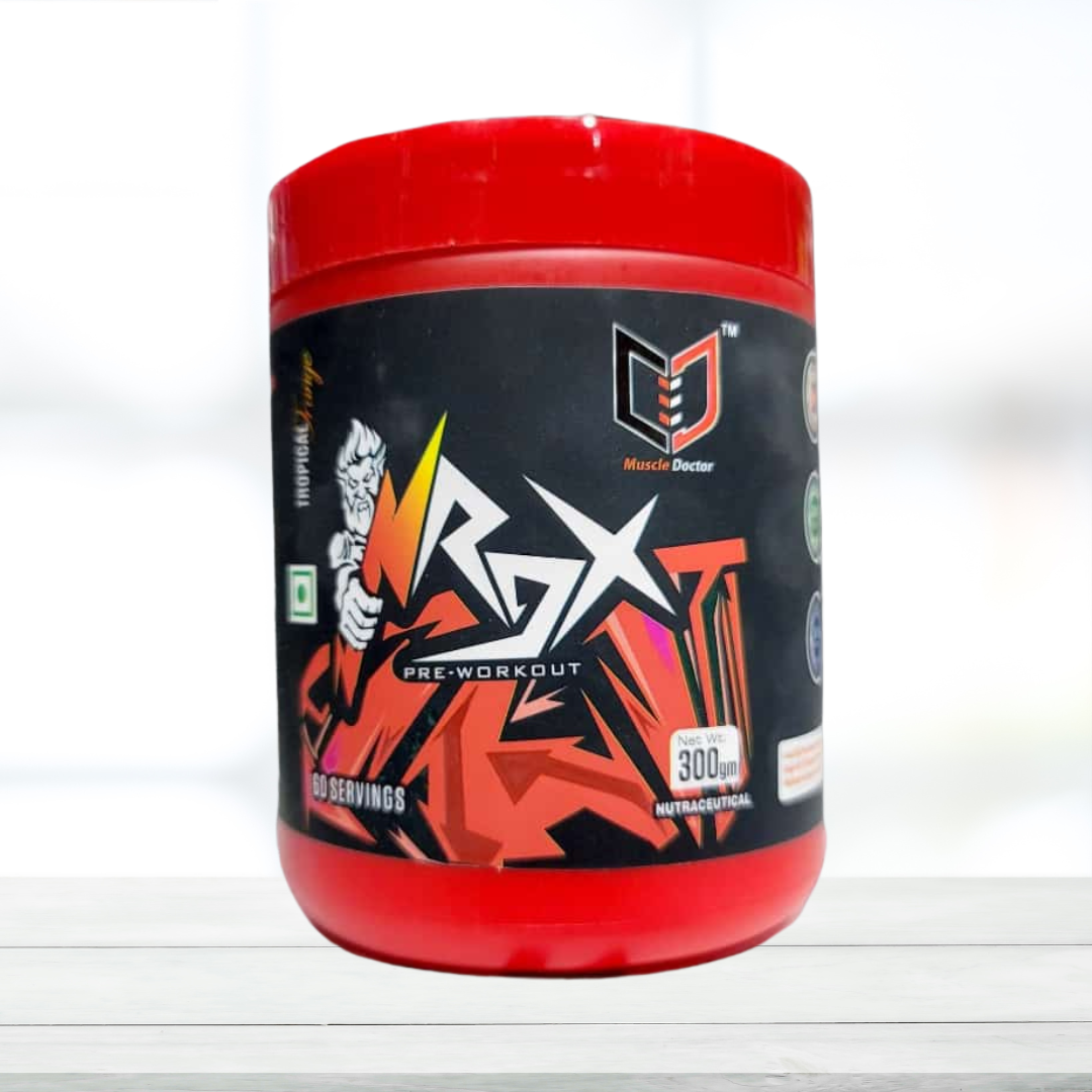 Muscle Doctor RDX Panther Power Pre-Workout 300g 60 Servings Orange Flavor