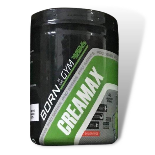 Muscle Science CREAMAX Creatine Monohydrate with HCL Creatine - 50 Servings Green Apple