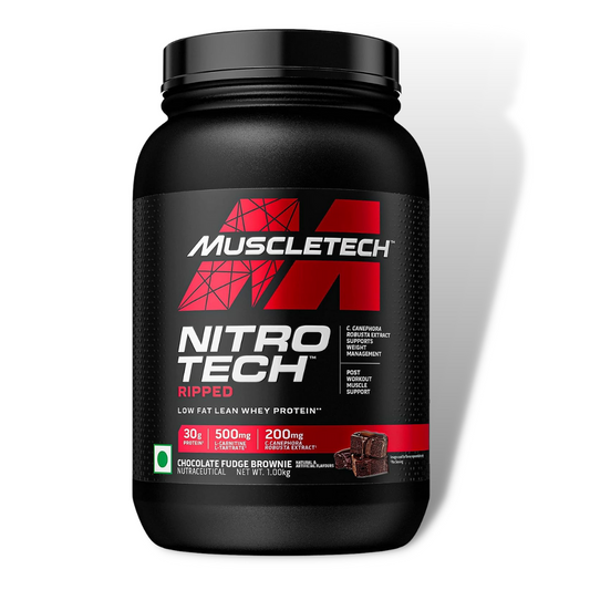 MuscleTech Performance Series Nitro Tech Ripped Whey 1kg Chocolate Flavor