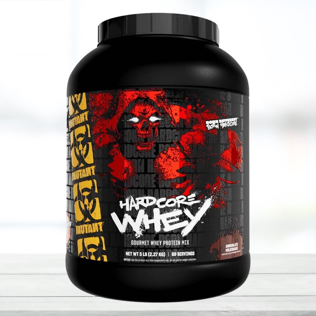 Mutant Hardcore Whey Protein Powder, Chocolate Milk Shake, 2.27 kg (5 lb)
