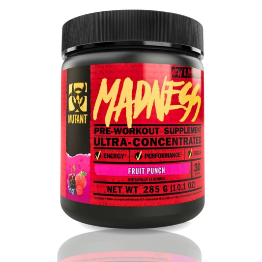 Mutant Madness Pre Workout New Look 30 Servings (Fruit Punch)