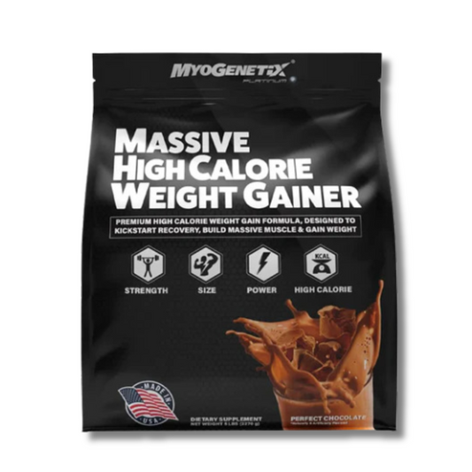 Myogenetix Platinum Massive High Calorie Weight Gainer 6 Lbs Chocolate Flavor
