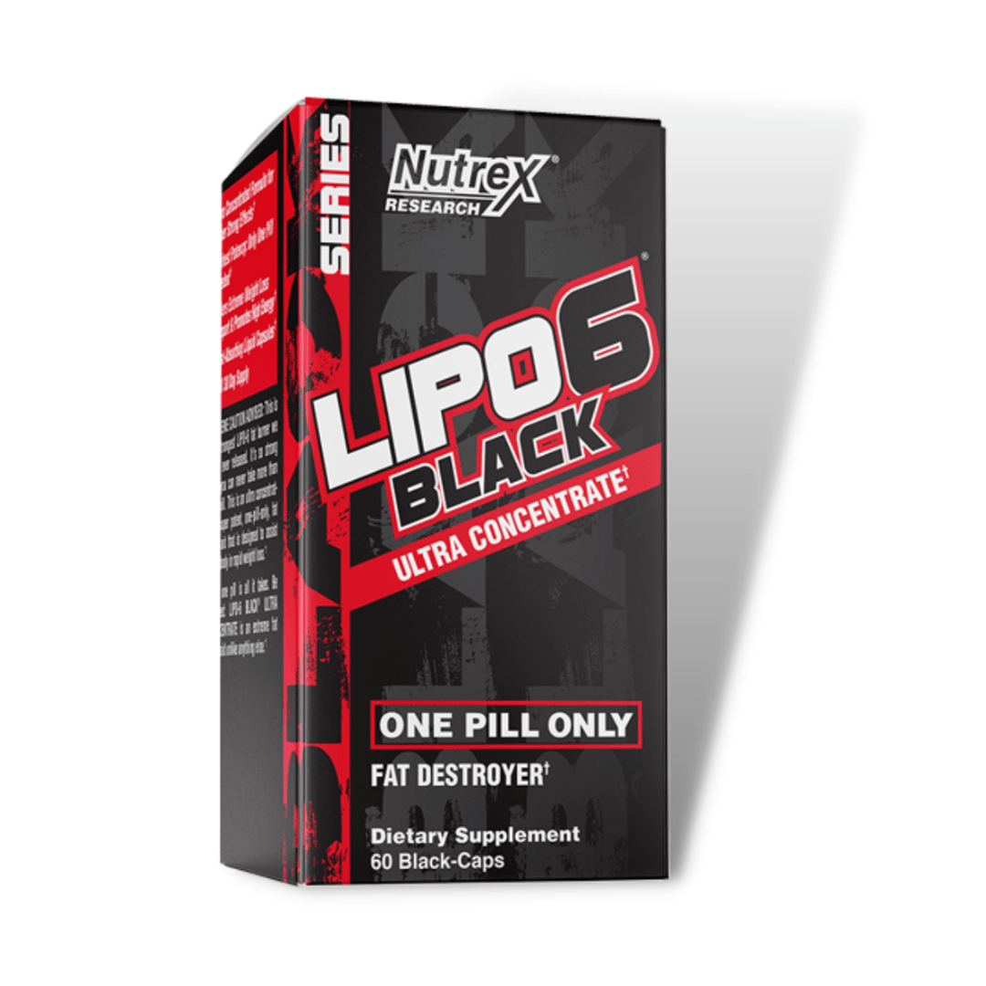Nutrex Lipo 6 Ulta Concentrate 60 Blacks Caps with Verification from Nutrex - The Muscle Kart.com