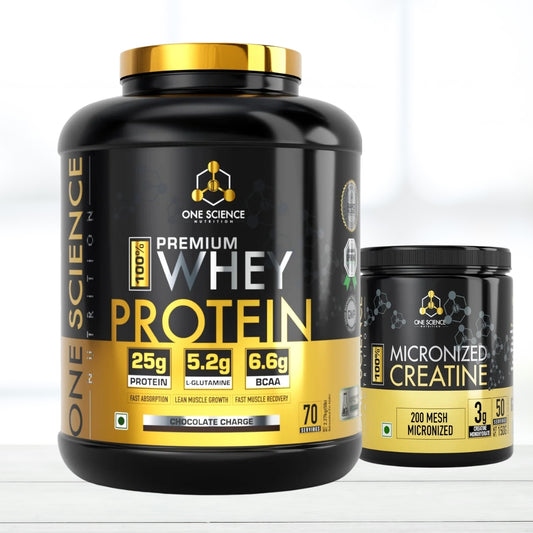 One Science Nutrition Premium Whey Protein – 5 lbs (2.27 kg), 76 Servings