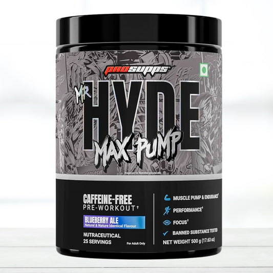 ProSupps Hyde Max Pump Pre Workout 500g | Pump & Performance Formula - The Muscle Kart.com