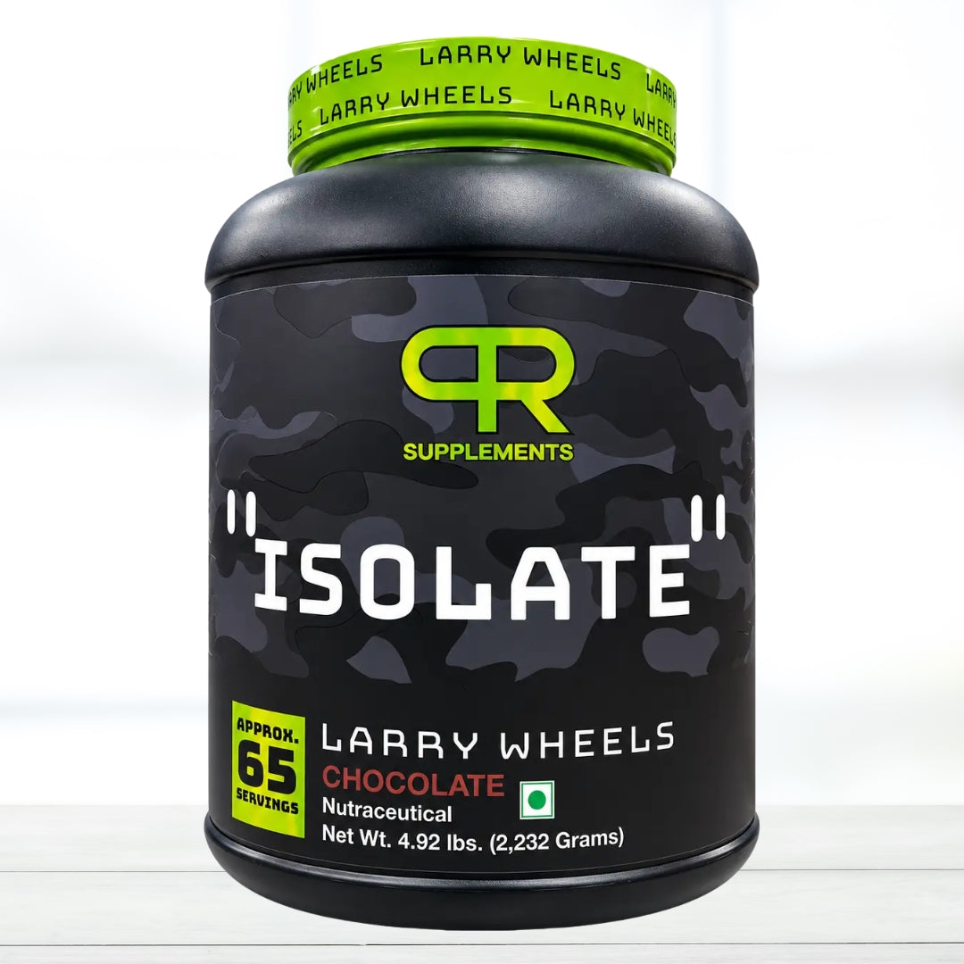 PR Supplements Larry Wheels Isolate Whey Protein Powder 2.232 kg – Approx. 65 Servings