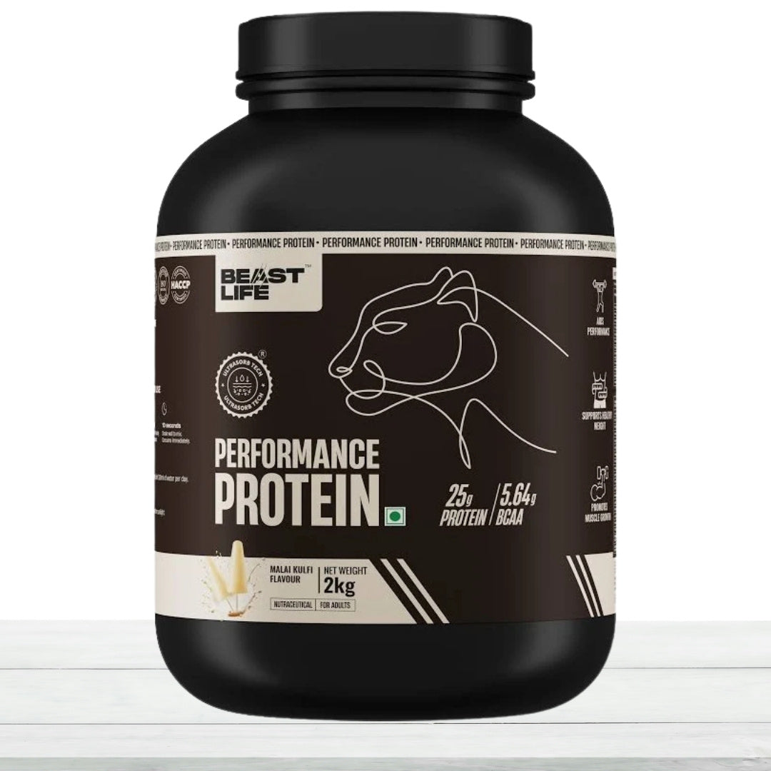 Performance Fermented Yeast Protein with UltraSorb Tech | Malai Kulfi Flavour | 2 kg | High Protein Supplement for Muscle Recovery & Daily Nutrition