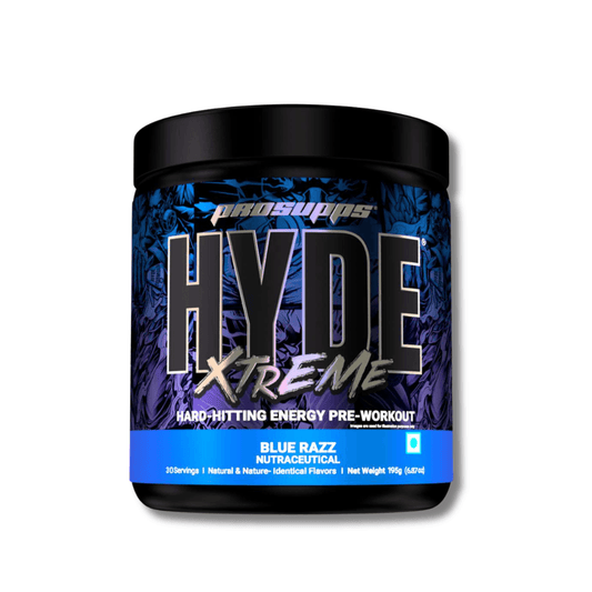 Pro Supps New Hyde Xtreme 30 Serving Blue Raaz Flavour - The Muscle Kart.com