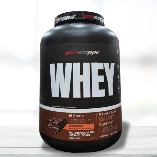 ProSupps Whey Protein | 26g Protein per Serving | 2.1kg | Milk Chocolate Flavor | High-Quality Whey Supplement