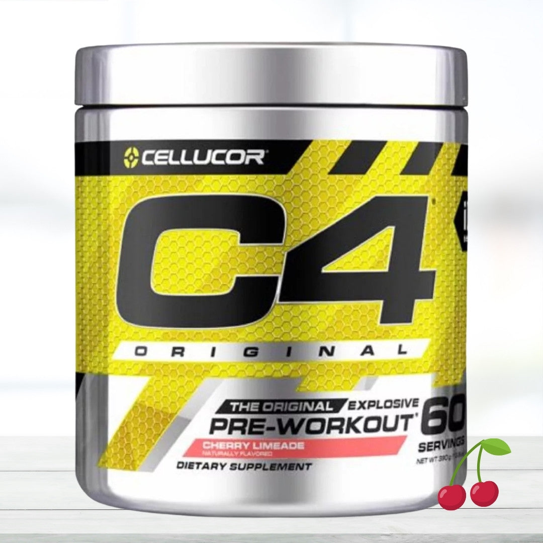 Cellucor C4 Original Pre Workout Powder – Explosive Energy & Focus – 60 Servings – Cherry Lemonade Flavor