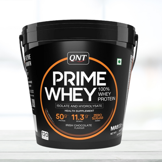 QNT Prime Whey 100% Whey Protein 4kg Irish Chocolate Flavor