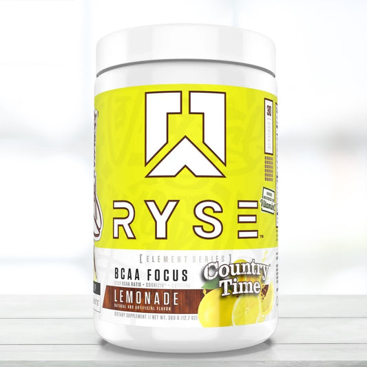 RYSE Core Series BCAA Powder – Essential Branched Chain Amino Acids Supplement, Muscle Recovery & Hydration Support – 30 Servings | Country Time