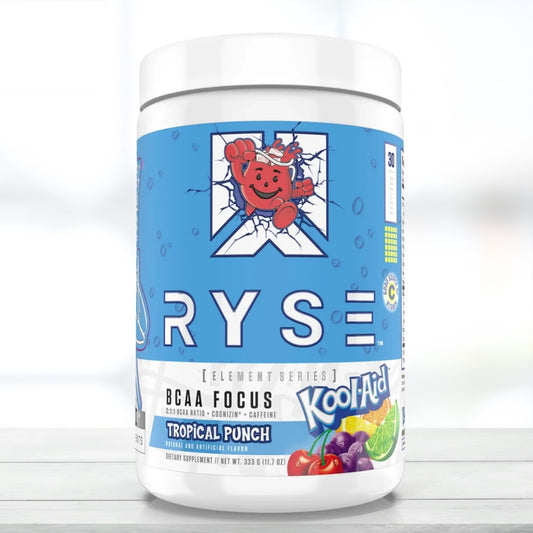 RYSE Core Series BCAA Powder – Essential Branched Chain Amino Acids Supplement, Muscle Recovery & Hydration Support – 30 Servings | Tropical Punch