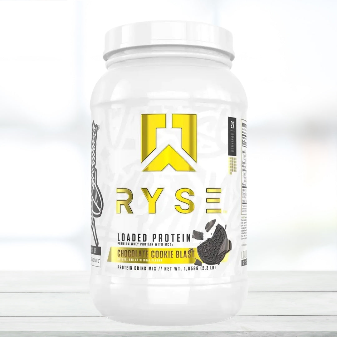 RYSE Loaded Protein Powder – 2.3 lbs (1.04 kg), 27 Servings | Premium Whey Protein Blend for Muscle Recovery & Daily Nutrition - The Muscle Kart.com