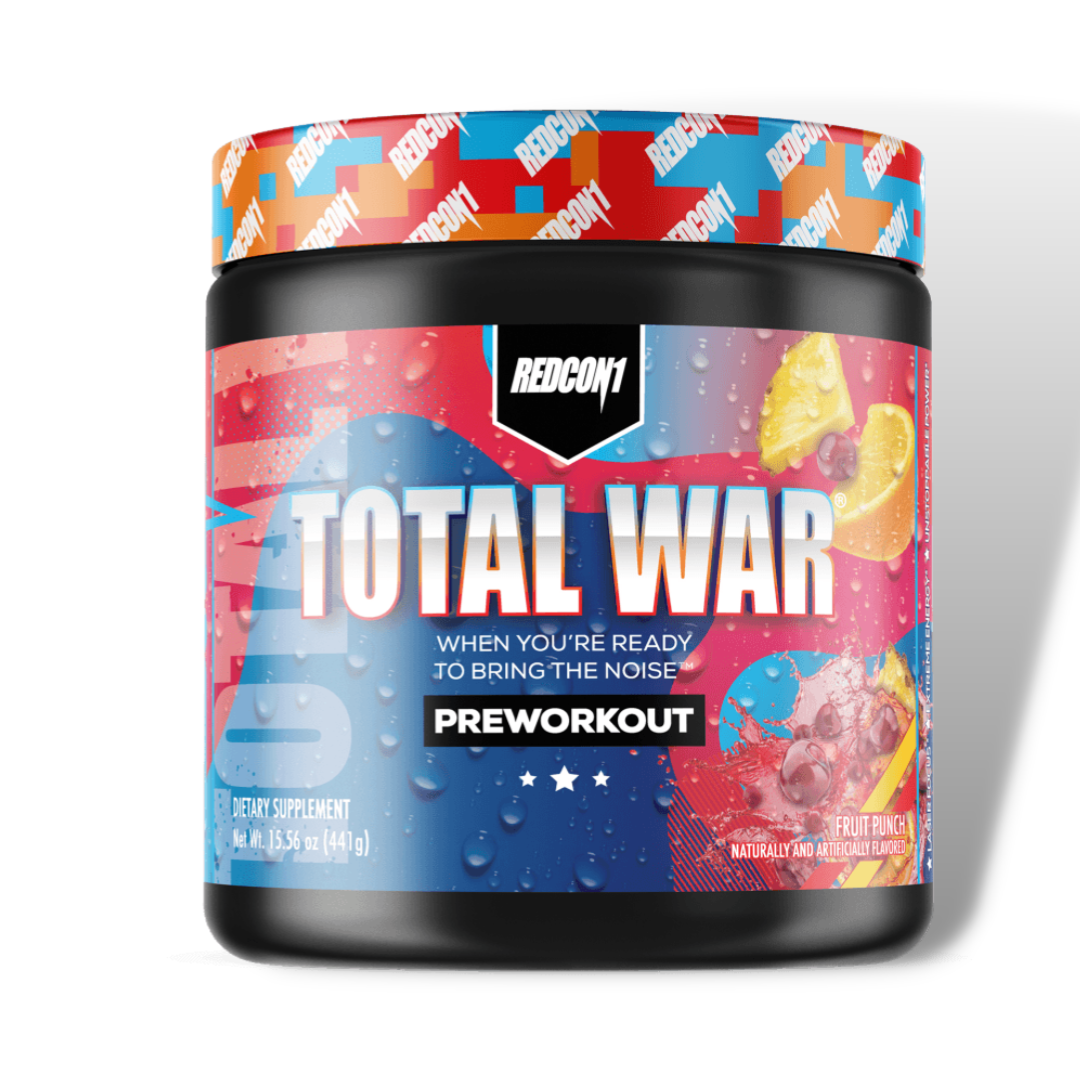 Redcon1 Total War Pre Workout 30 Servings New Fruit Punch Flavor