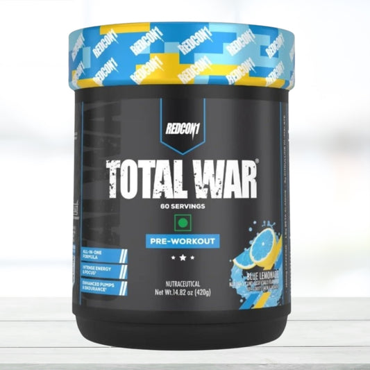 Redcon1 Total War Pre Workout 60 Servings blueraspberry lemonade Flavor