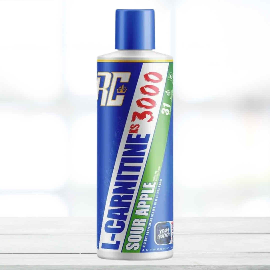 Ronnie Coleman L-Carnitine XS 3000 mg 473ml Sour Apple Flavor By GMC - The Muscle Kart.com