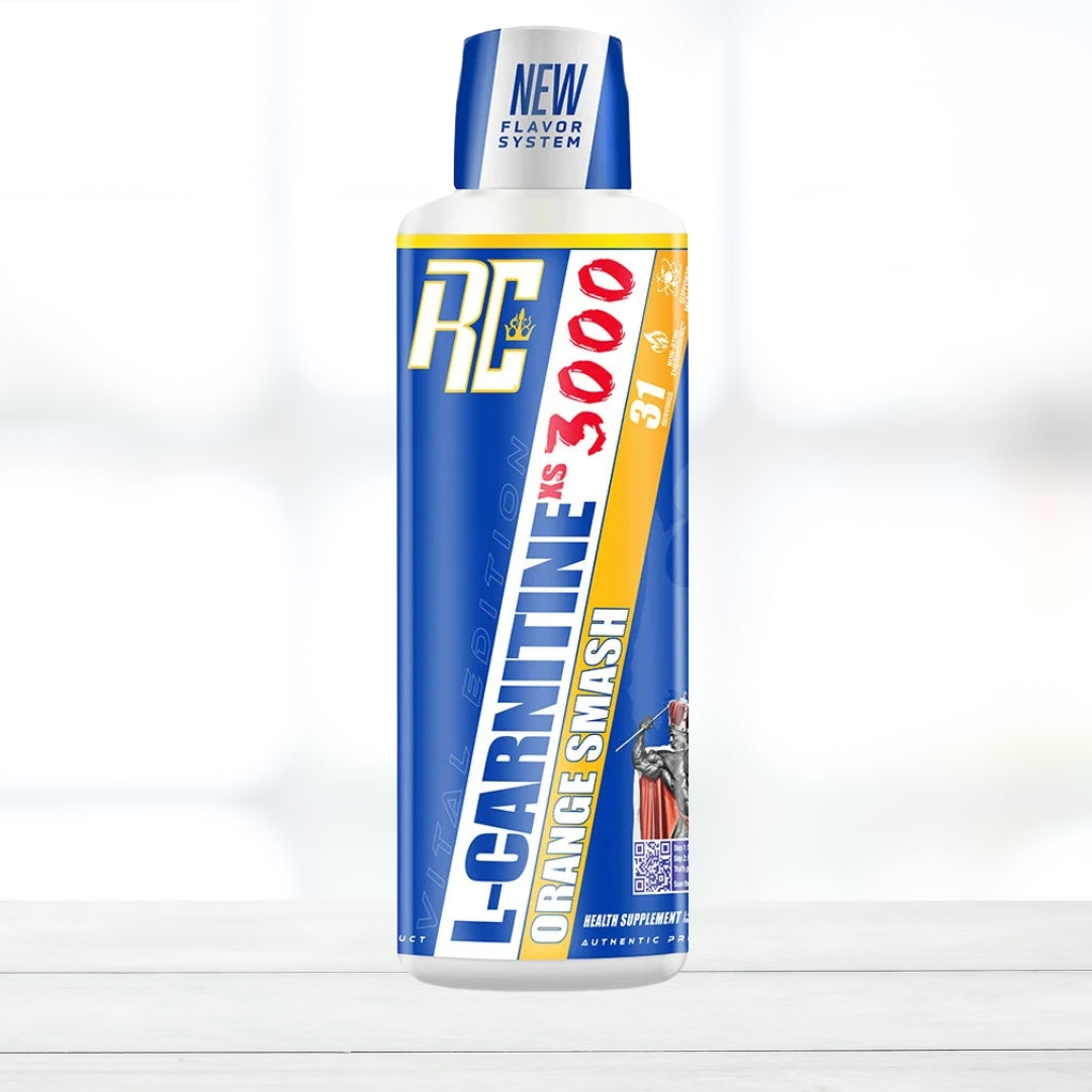 Ronnie Coleman L-Carnitine XS 3000 mg Liquid Orange Smash | 31 Servings | Supports Energy Metabolism |