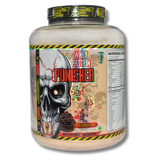 Terror Labz Whey Protein Punisher 2.26 Kg (5 Lb),Chocolate Flavor