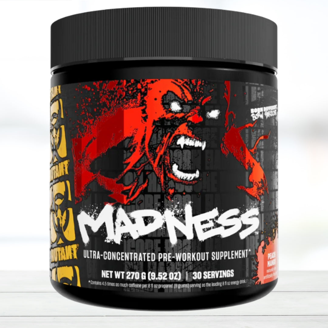 Mutant Madness Pre Workout New Look 30 Servings (Orange Rush) - The Muscle Kart.com