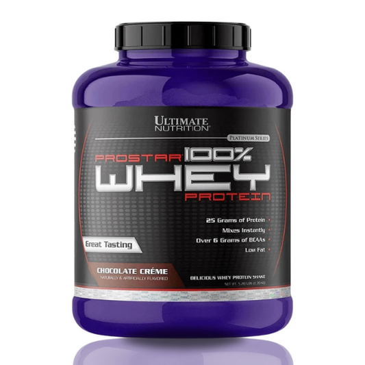 Ultimate Nutrition Prostar Whey Protein (2.39 kg, Chocolate Creme) - The Muscle Kart.com