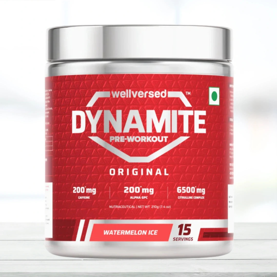 Wellversed Dynamite Pre-Workout 210g (15 Servings) – Explosive Energy, Focus & Endurance