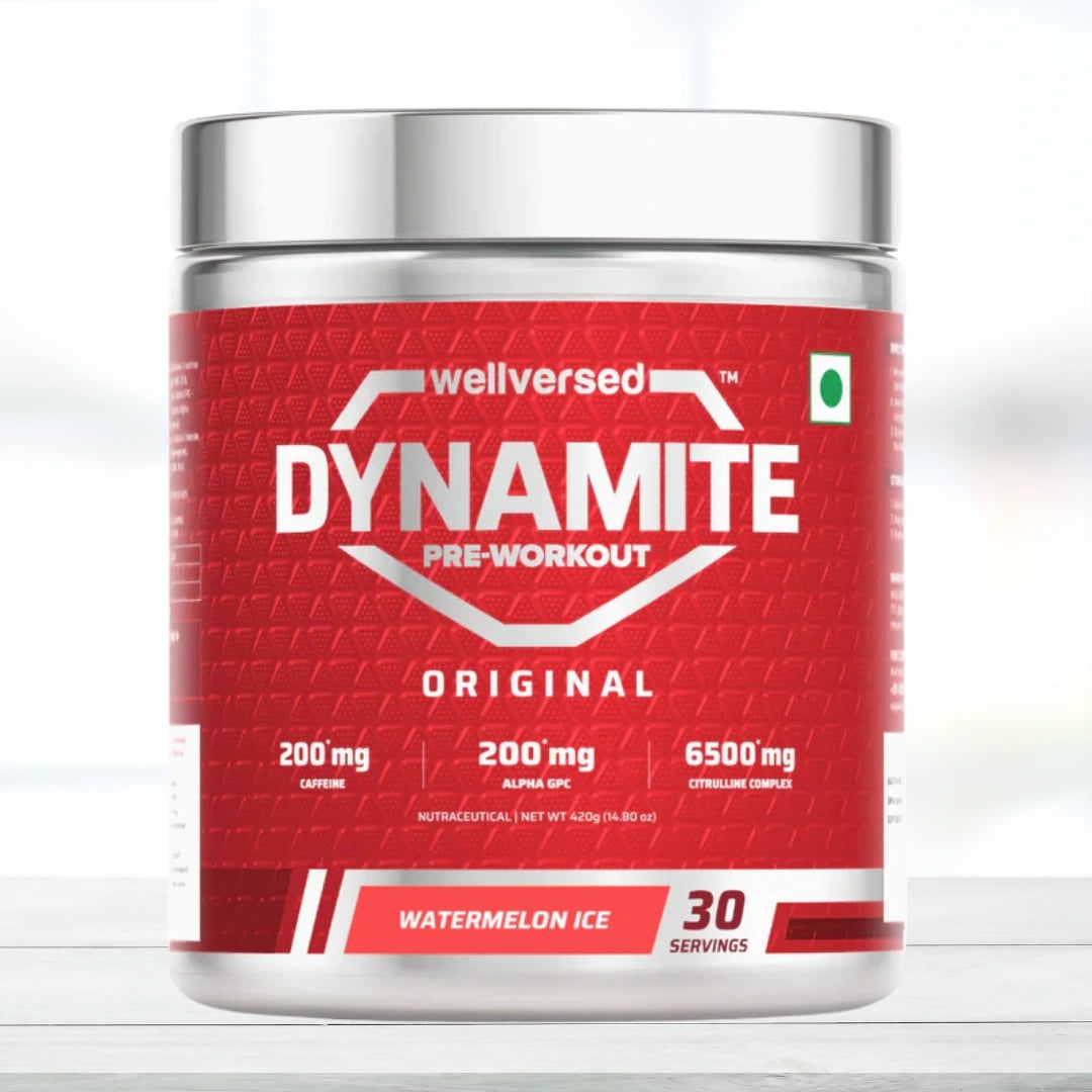 Wellversed Dynamite Pre-Workout 420g (30 Servings) – Explosive Energy, Focus & Endurance