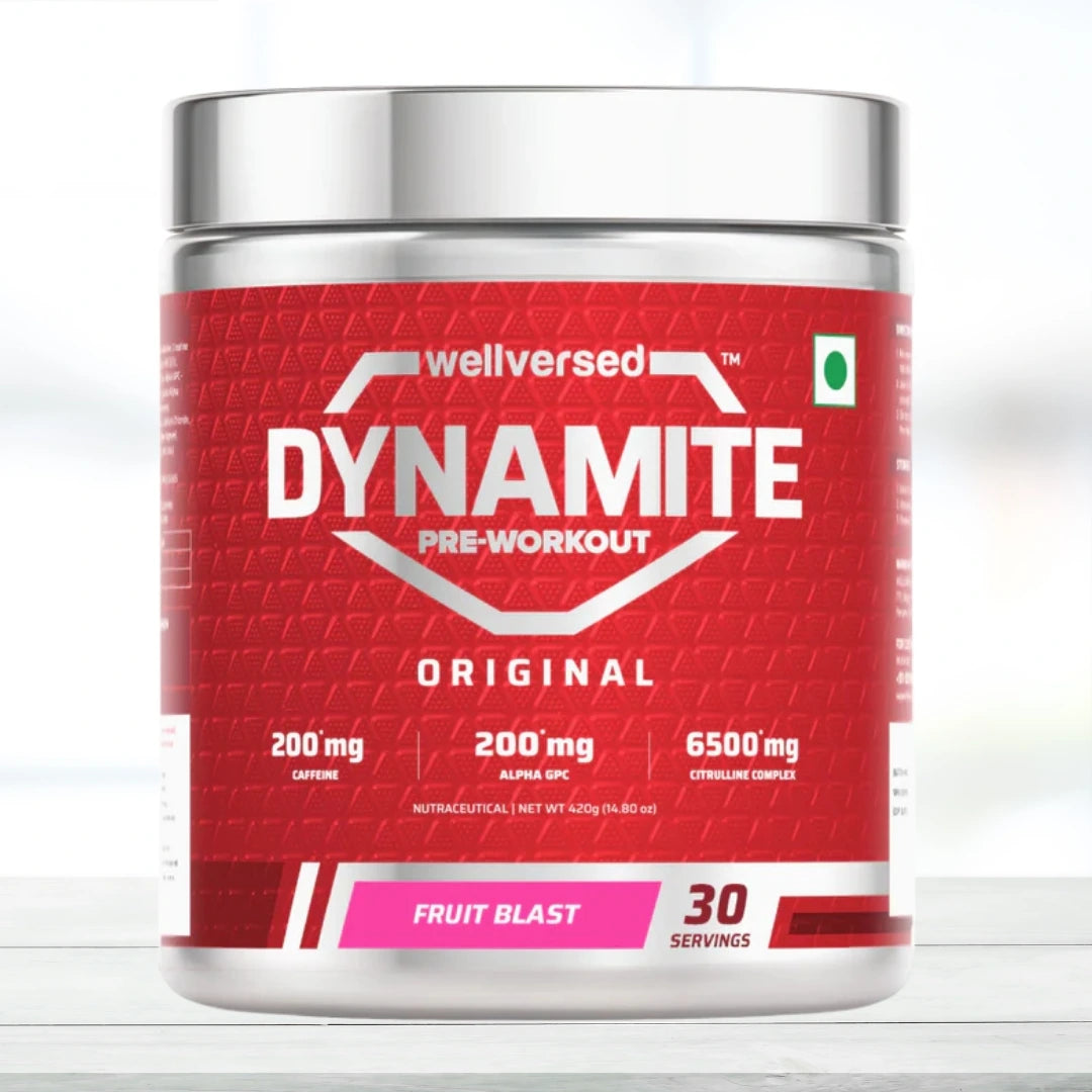 Wellversed Dynamite Pre-Workout 420g (30 Servings) – Explosive Energy, Focus & Endurance
