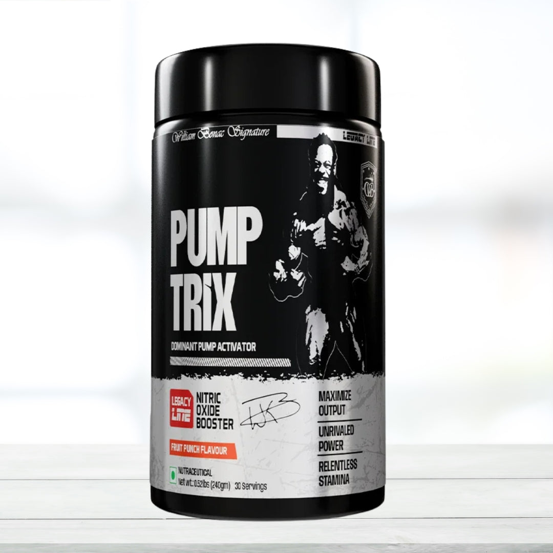 William Bonac Pumptrix Nitric Oxide Booster Pre-Workout – Fruit Punch, 30 Servings