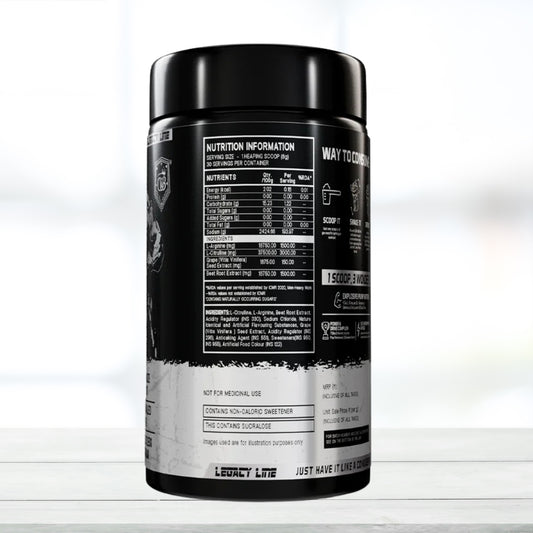 William Bonac Pumptrix Nitric Oxide Booster Pre-Workout – Fruit Punch, 30 Servings