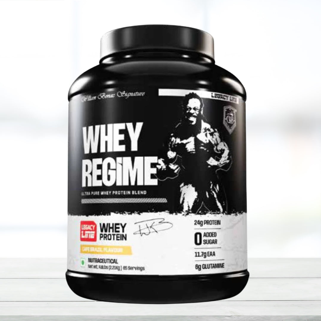 William Bonac Whey Regime Protein Powder 2.2kg – 65 Servings, 24g Protein per Scoop