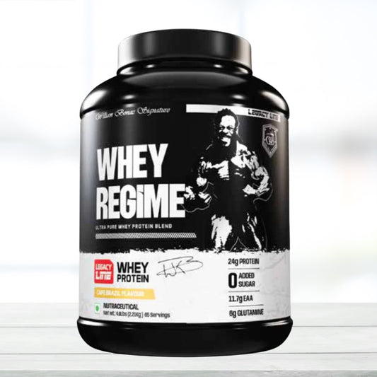 William Bonac Whey Regime Protein Powder 2.2kg – 65 Servings, 24g Protein per Scoop