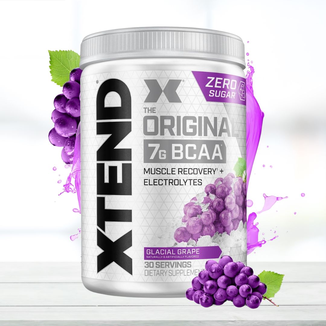 Xtend Bcaa 30 Servings Grape Flavor Imported with Official Mrp - The Muscle Kart.com