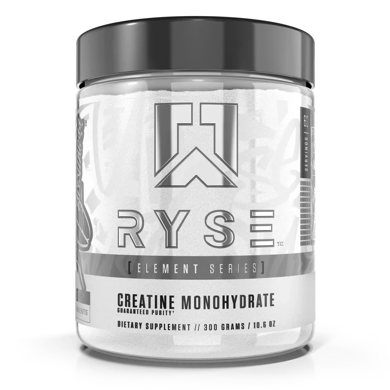 RYSE Creatine Monohydrate Powder 300g | Unflavored Micronized Creatine for Strength, Muscle Power & Workout Performance - The Muscle Kart.com