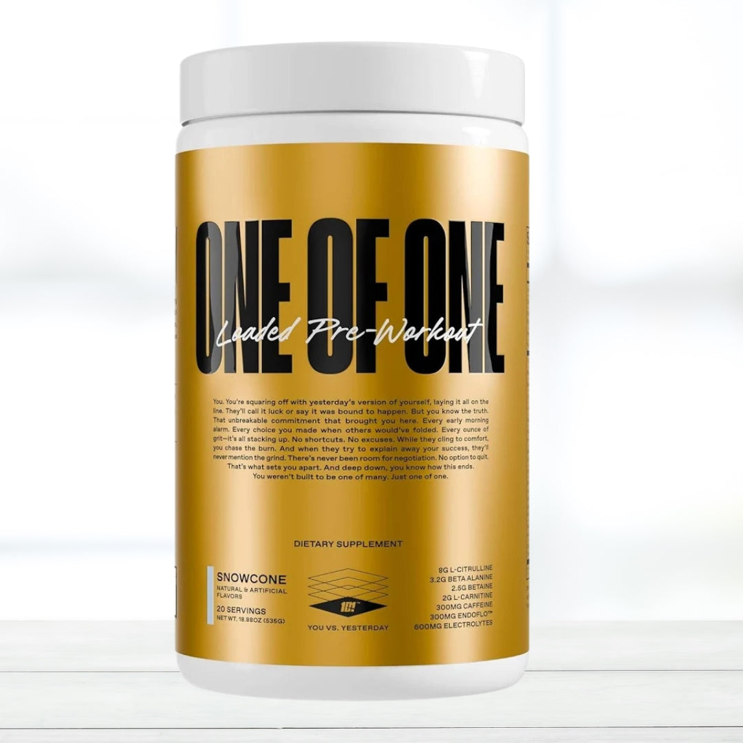 ONE OF ONE Loaded Pre Workout 20 Servings | Energy & Performance Supplement