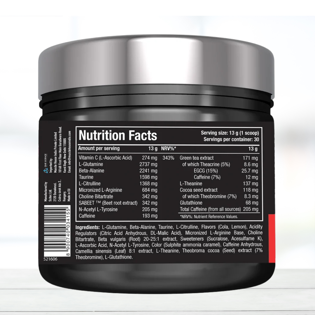 ONE Science Ghost Pre-Workout Supplement – 30 Servings | Sports Nutrition