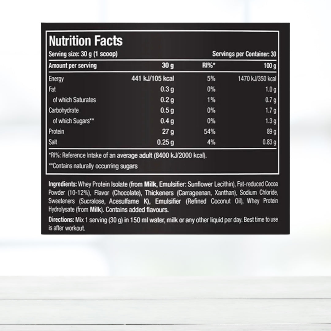 One Science Isogold Whey Protein 2 lbs | Whey Protein Powder | 100% Whey Protein Isolate | chocolate charge flavour
