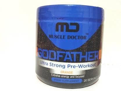 Muscle Doctor Godfather  Pre-Workout   (300 g, ORANGE) - The Muscle Kart.com