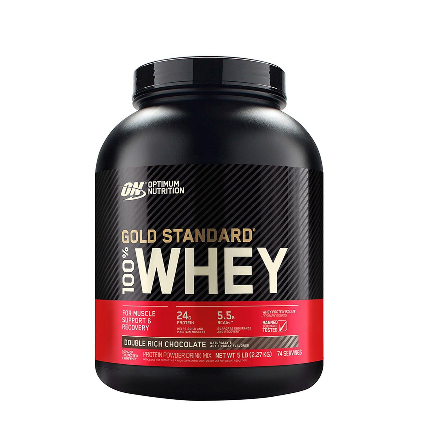 Optimum Nutrition Gold Standard 100% Whey Protein, 5 lbs From Glanbia - The Muscle Kart.com