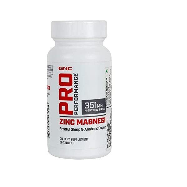 GNC Pro Performance Zinc Magnesium Amino Complex (60 Tablets) - The Muscle Kart.com