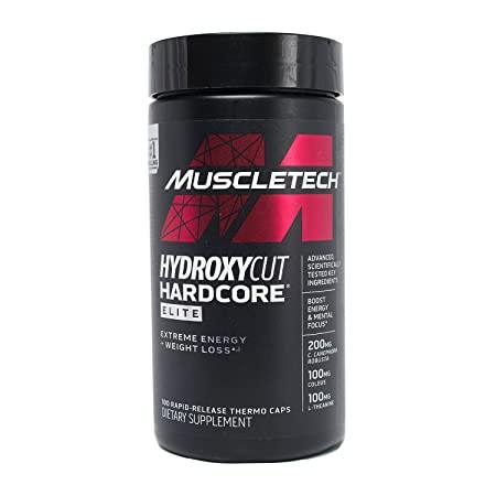 MuscleTech Hydroxycut Hardcore Elite 100 Capsules From MPN Scratch & Verify