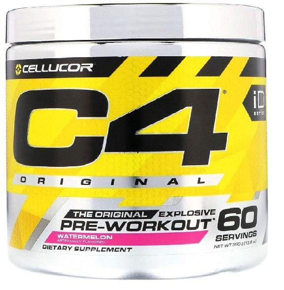Cellucor C4 Pre-Workout Explosive Energy 60 Serving (Watermelon) - The Muscle Kart.com