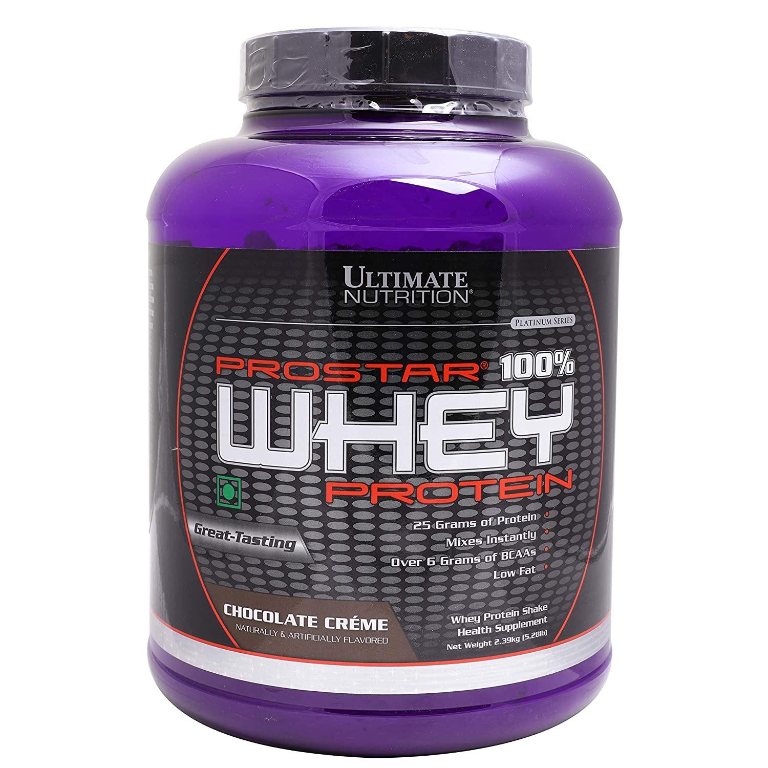 Ultimate Nutrition Prostar Whey Protein (2.39 kg, Chocolate Creme) - The Muscle Kart.com