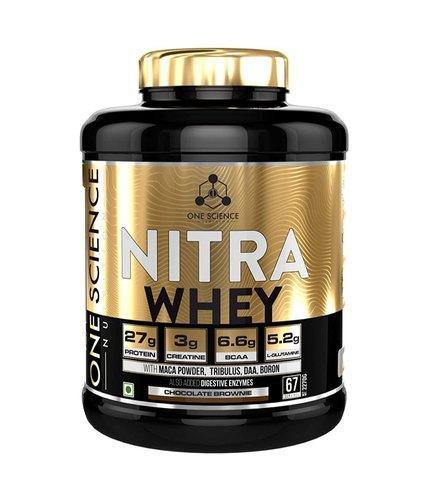 One Science Nutrition Nitra Whey 5lbs White Chocolate - 27g Protein, 3g Creatine, 5.2g Glutamine, 6.6g BCAA - The Muscle Kart.com