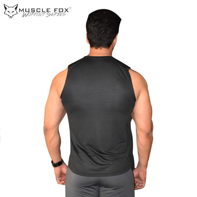 Muscle Fox Superior Black T-Shirt - The Muscle Kart.com