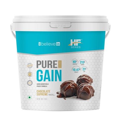 HF Series Pure Gain Mass Gainer/Weight Gainer 5kg,Flavour-CHOCOLATE - The Muscle Kart.com