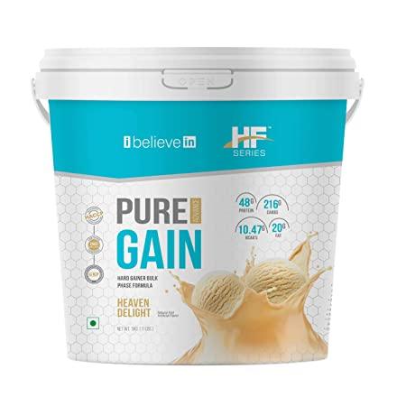HF Series Pure Gain Mass Gainer/Weight Gainer 5kg,Flavour-Heaven Delight - The Muscle Kart.com