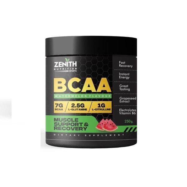 Zenith Nutrition BCAA (250 Grams, Watermelon) - The Muscle Kart.com