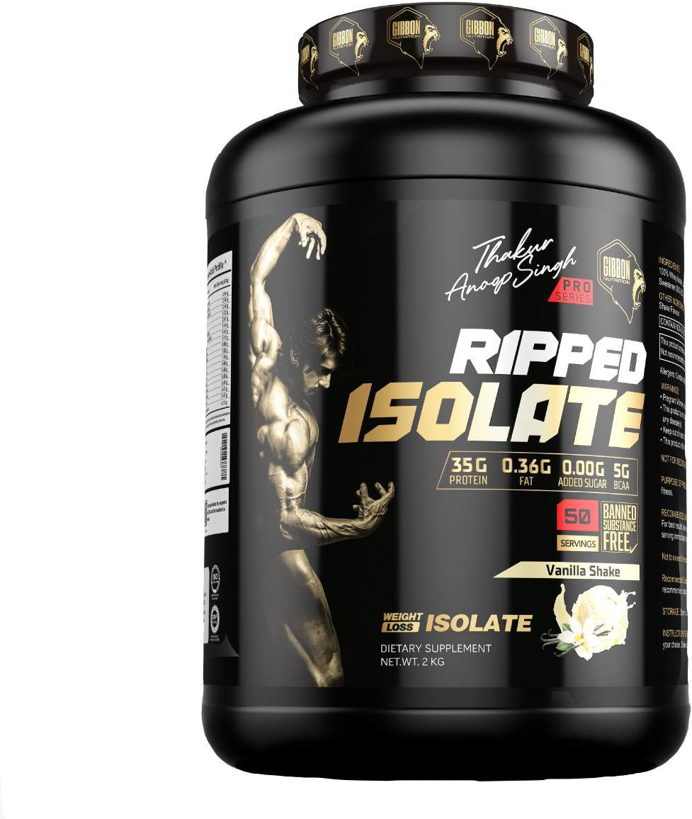 Gibbon Nutrition Ripped Isolate 2KG Chocolate Shake
